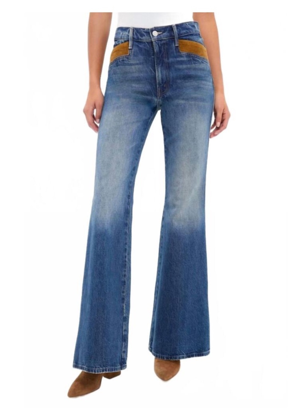 MOTHER Pointy Pocket Doozy Heel Jean